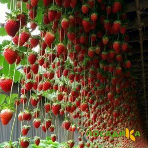 Клубника ампельная Анастасия купить по цене от 370р. в интернет-магазине «Посадика» с доставкой почтой в в Медвежьегорске и по всей России – [изображение №1].